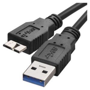 Obrázok produktu Nabíjací a dátový kábel prepájací USB-A 3.0 / micro USB-B 3.0, 1 m, čierny