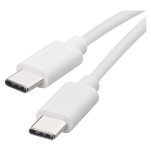 Obrázok produktu Nabíjací a dátový kábel USB-C 2.0 / USB-C 2.0, 1 m, biely