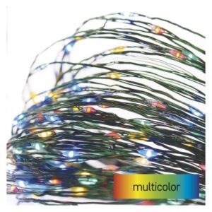 Obrázok produktu LED vianočná nano reťaz zelená, 7,5 m, vonkajšia aj vnútorná, multicolor, časovač
