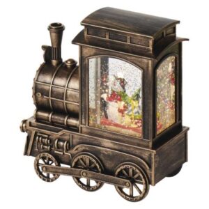 Obrázok produktu LED vianočný vláčik 17×16 cm, 3x AA, vnútorný, teplá biela, časovač