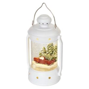 Obrázok produktu LED vianočný lampáš, 19,5 cm, 3× AA, vnút., teplá biela, časovač