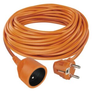 Obrázok produktu Predlžovací kábel 20 m / 1 zásuvka / oranžový / PVC / 230 V / 1,5 mm2