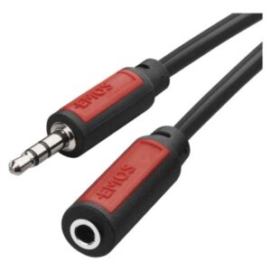 Obrázok produktu JACK kábel 3,5mm stereo, vidlica – 3,5mm zásuvka 5m