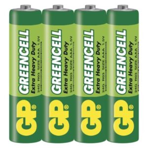 Obrázok produktu Zinko-chloridová batéria GP Greencell R03 (AAA)