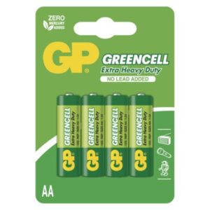 Obrázok produktu Zinko-chloridová batéria GP Greencell R6 (AA)
