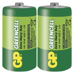 Obrázok produktu Zinko-chloridová batéria GP Greencell R14 (C)