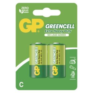 Obrázok produktu Zinko-chloridová batéria GP Greencell R14 (C)