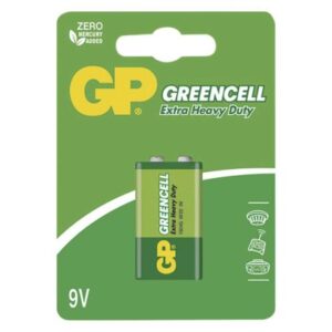 Obrázok produktu Zinko-chloridová batéria GP Greencell 6F22 (9V)