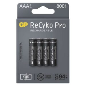 Obrázok produktu Nabíjacia batéria GP ReCyko Pro Professional (AAA) 4 ks