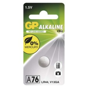 Obrázok produktu Alkalická gombíková batéria GP LR44 (A76F)