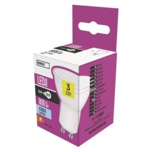 Obrázok produktu LED žiarovka Classic MR16 / GU10 / 8,4 W (60 W) / 806 lm / studená biela