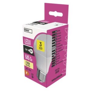 Obrázok produktu LED žiarovka Classic A60 / E27 / 7,3 W (50 W) / 645 lm / teplá biela