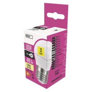 Obrázok produktu LED žiarovka Classic Mini Globe / E27 / 5 W (40 W) / 470 lm / teplá biela