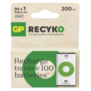 Obrázok produktu Nabíjacia batéria GP ReCyko 200 (9V) 1 ks