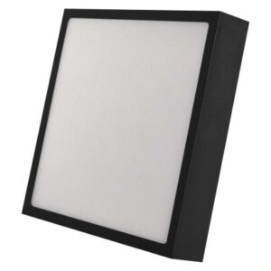 Obrázok produktu LED prisadené svietidlo, štvorec, čierne, 21W, CCT
