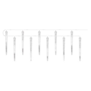 Obrázok produktu LED vianočná girlanda – 10x cencúľ, 3,6 m, vonkajšia aj vnútorná, studená biela