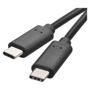 Obrázok produktu Nabíjací a dátový kábel USB-C 3.1 / USB-C 3.1, 1 m, čierny