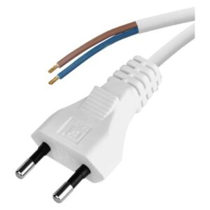 Obrázok produktu Flexo šnúra PVC 2× 0,5mm2, 2m, biela