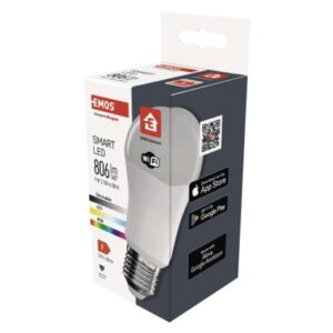 Obrázok produktu LED žiarovka GoSmart A60 / E27 / 9 W (60 W) / 806 lm / RGB / stmievateľná / Wi-Fi
