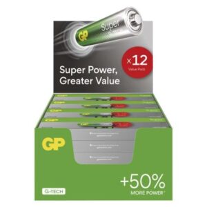 Obrázok produktu Alkalická batéria GP Super LR03 (AAA), 288 ks, display box